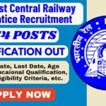 RRC East Central Railway Recruitment 2025