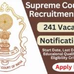 Supreme Court JCA Recruitment 2025