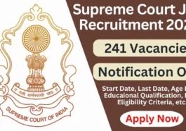 Supreme Court JCA Recruitment 2025