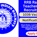 RRB Railway Teacher Recruitment